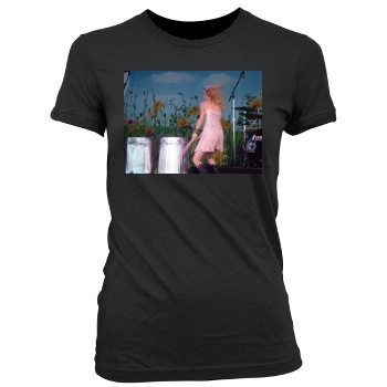 Taylor Swift Women's Junior Cut Crewneck T-Shirt