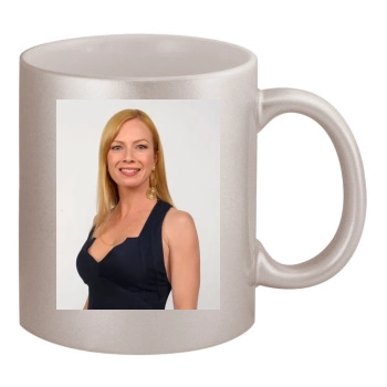 Traci Lords 11oz Metallic Silver Mug