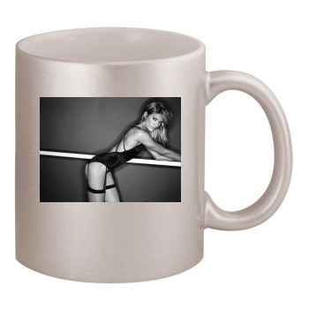 Tricia Helfer 11oz Metallic Silver Mug