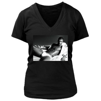 David Beckham Women's Deep V-Neck TShirt