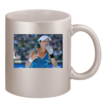 Zheng Jie 11oz Metallic Silver Mug