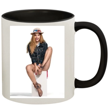 Barbara Palvin 11oz Colored Inner & Handle Mug