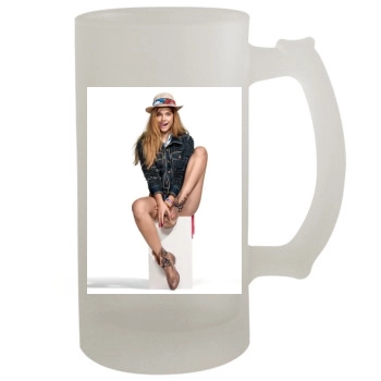 Barbara Palvin 16oz Frosted Beer Stein