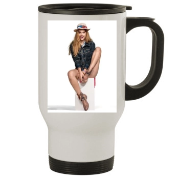 Barbara Palvin Stainless Steel Travel Mug