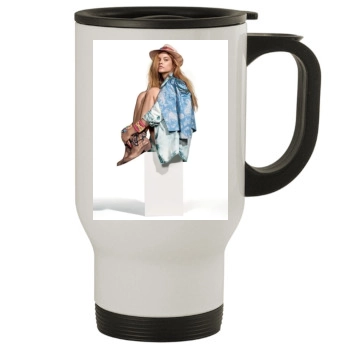 Barbara Palvin Stainless Steel Travel Mug