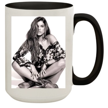 Barbara Palvin 15oz Colored Inner & Handle Mug