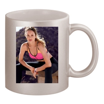 Candice Swanepoel 11oz Metallic Silver Mug