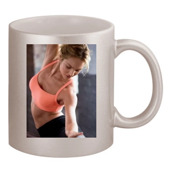 Candice Swanepoel 11oz Metallic Silver Mug