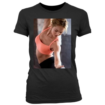 Candice Swanepoel Women's Junior Cut Crewneck T-Shirt