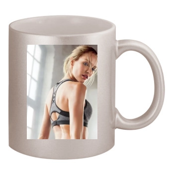 Candice Swanepoel 11oz Metallic Silver Mug