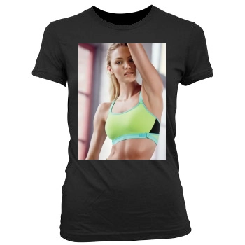 Candice Swanepoel Women's Junior Cut Crewneck T-Shirt