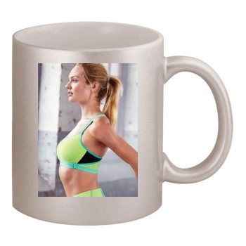 Candice Swanepoel 11oz Metallic Silver Mug