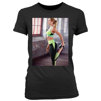 Candice Swanepoel Women's Junior Cut Crewneck T-Shirt