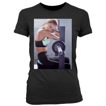 Candice Swanepoel Women's Junior Cut Crewneck T-Shirt