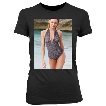 Candice Swanepoel Women's Junior Cut Crewneck T-Shirt