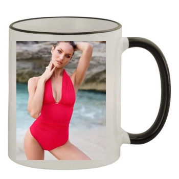 Candice Swanepoel 11oz Colored Rim & Handle Mug