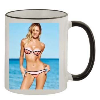 Candice Swanepoel 11oz Colored Rim & Handle Mug