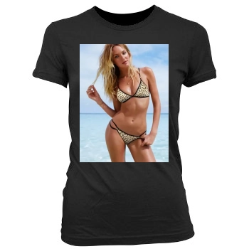 Candice Swanepoel Women's Junior Cut Crewneck T-Shirt