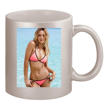 Candice Swanepoel 11oz Metallic Silver Mug