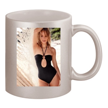 Candice Swanepoel 11oz Metallic Silver Mug