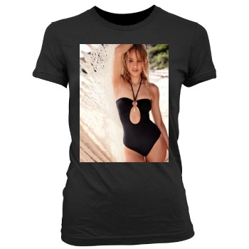 Candice Swanepoel Women's Junior Cut Crewneck T-Shirt