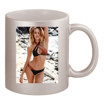 Candice Swanepoel 11oz Metallic Silver Mug