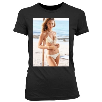 Candice Swanepoel Women's Junior Cut Crewneck T-Shirt