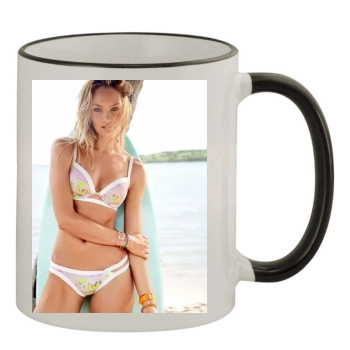 Candice Swanepoel 11oz Colored Rim & Handle Mug