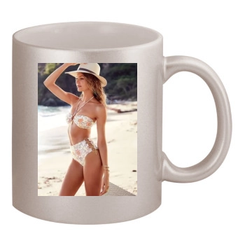 Candice Swanepoel 11oz Metallic Silver Mug