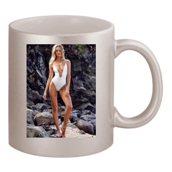 Candice Swanepoel 11oz Metallic Silver Mug