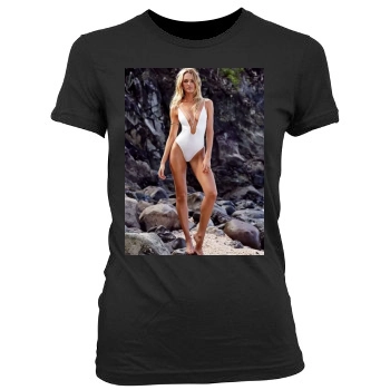 Candice Swanepoel Women's Junior Cut Crewneck T-Shirt