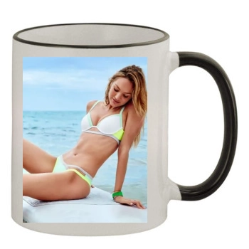 Candice Swanepoel 11oz Colored Rim & Handle Mug