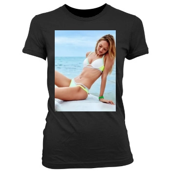 Candice Swanepoel Women's Junior Cut Crewneck T-Shirt