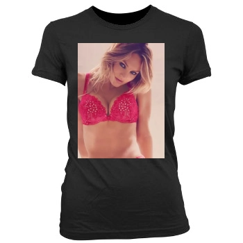 Candice Swanepoel Women's Junior Cut Crewneck T-Shirt