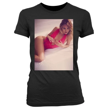 Candice Swanepoel Women's Junior Cut Crewneck T-Shirt