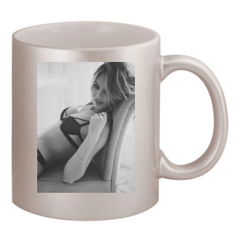 Candice Swanepoel 11oz Metallic Silver Mug