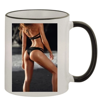 Candice Swanepoel 11oz Colored Rim & Handle Mug