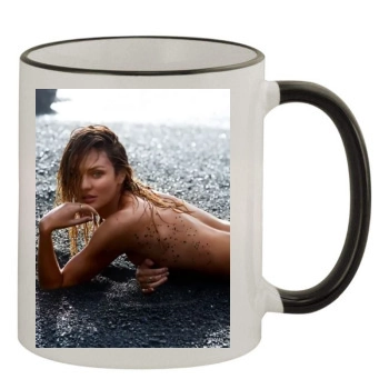 Candice Swanepoel 11oz Colored Rim & Handle Mug