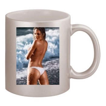 Candice Swanepoel 11oz Metallic Silver Mug