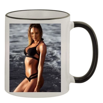 Candice Swanepoel 11oz Colored Rim & Handle Mug