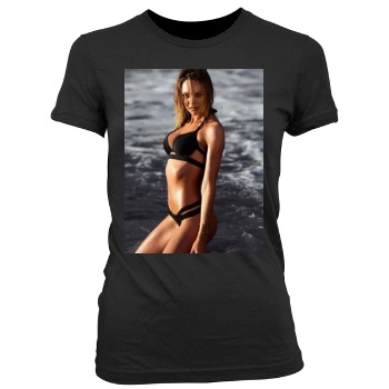 Candice Swanepoel Women's Junior Cut Crewneck T-Shirt