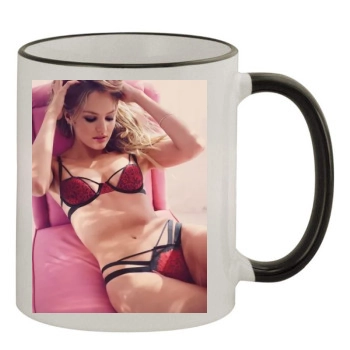 Candice Swanepoel 11oz Colored Rim & Handle Mug