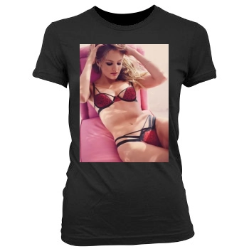 Candice Swanepoel Women's Junior Cut Crewneck T-Shirt