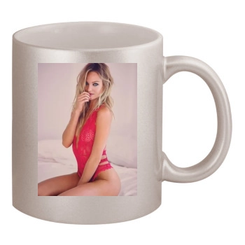 Candice Swanepoel 11oz Metallic Silver Mug