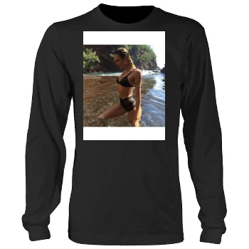 Candice Swanepoel Men's Heavy Long Sleeve TShirt