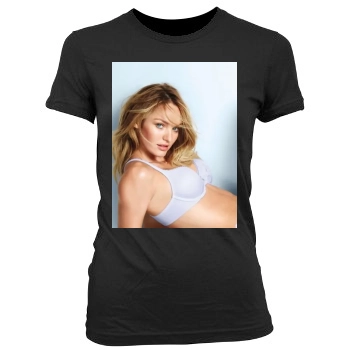 Candice Swanepoel Women's Junior Cut Crewneck T-Shirt