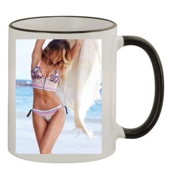 Candice Swanepoel 11oz Colored Rim & Handle Mug