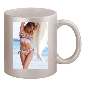 Candice Swanepoel 11oz Metallic Silver Mug