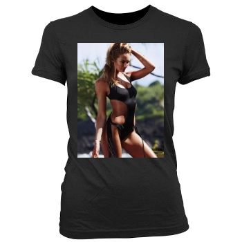 Candice Swanepoel Women's Junior Cut Crewneck T-Shirt