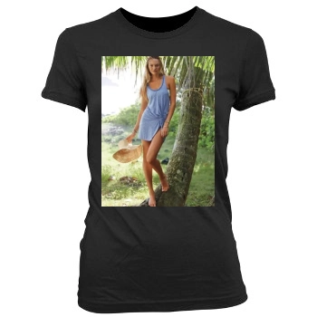 Candice Swanepoel Women's Junior Cut Crewneck T-Shirt